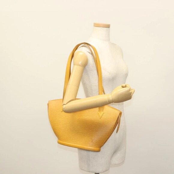 LOUIS VUITTON Epi Saint Jacques Poignees Long Bag Yellow M52339 LV Auth BA5080 - Picture 1 of 16